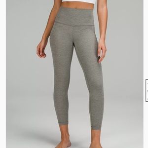Lululemon Leggings Heathered Gray Sage